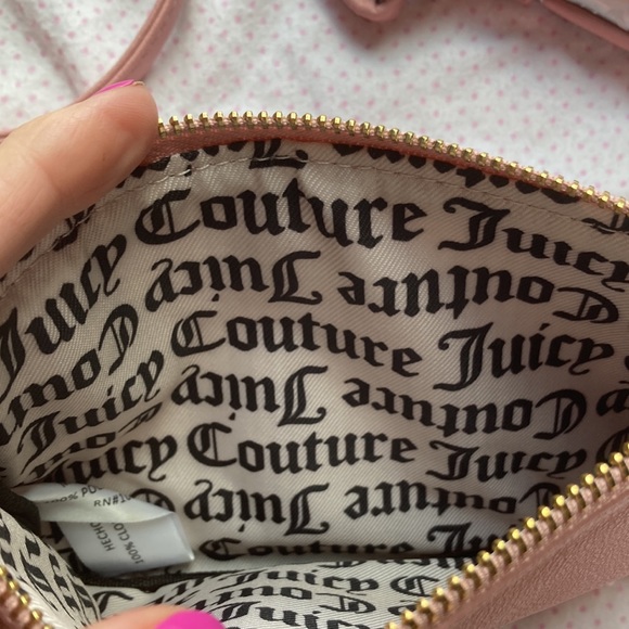 Juicy couture peek a bow Crossbody pink holo logo NEW - Picture 8 of 16